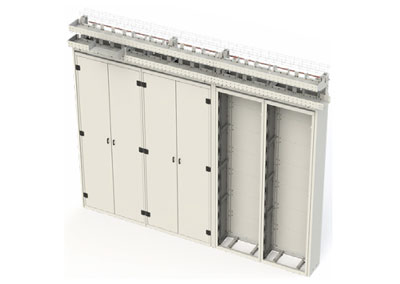 DATA ROOMS AND DATA CENTERS – MODULAR IN-ROW MULTI-LAYER STRUCTURE  FOR DATA ROOMS