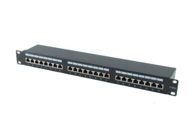 PATCH PANEL RJ45 – PATCH PANEL – 24 FTP PORTS